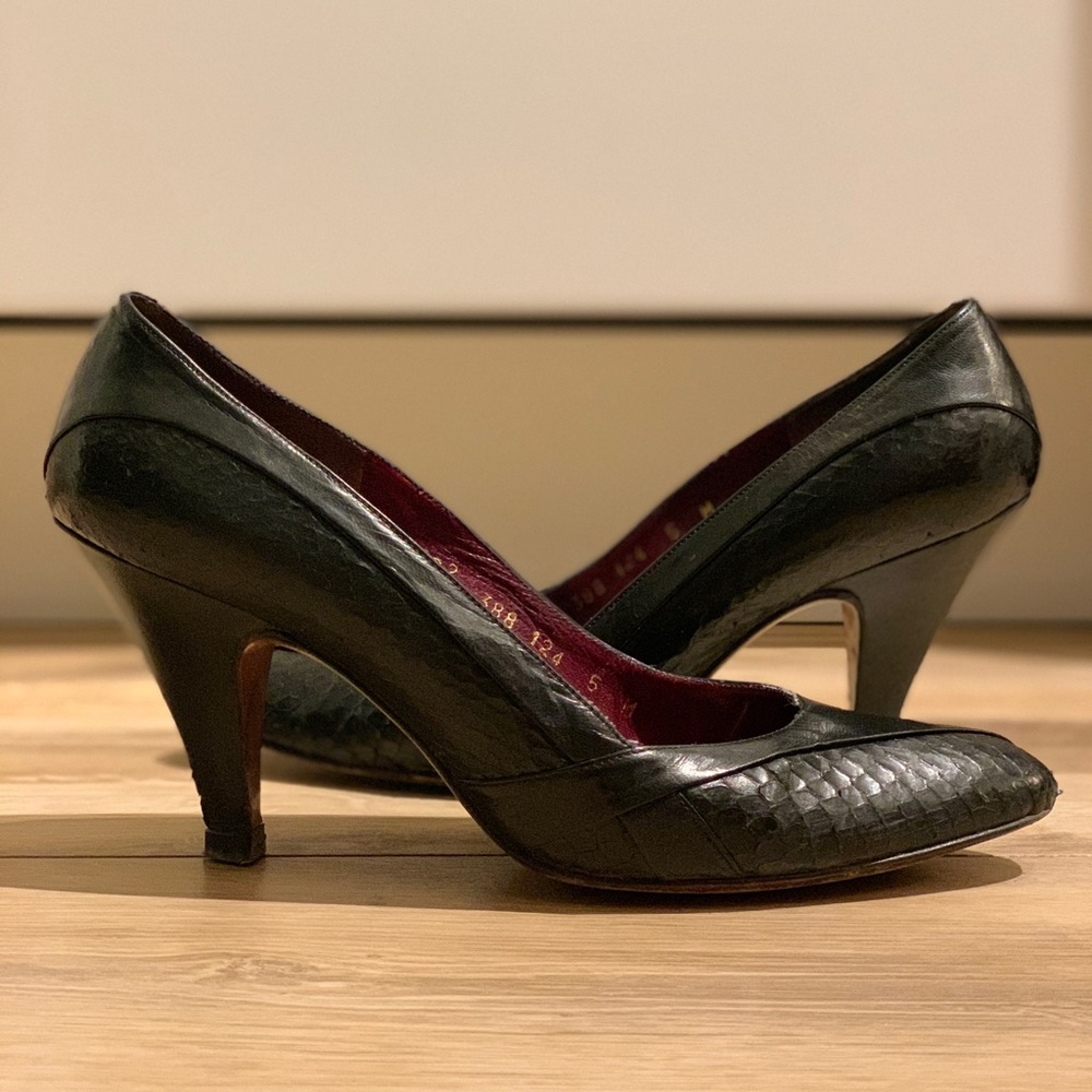 TLC Vintage leather 3” heels